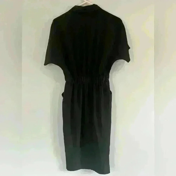 ASOS wrap neck cinched waist dress with pockets. Size 4 - Picture 5 of 9